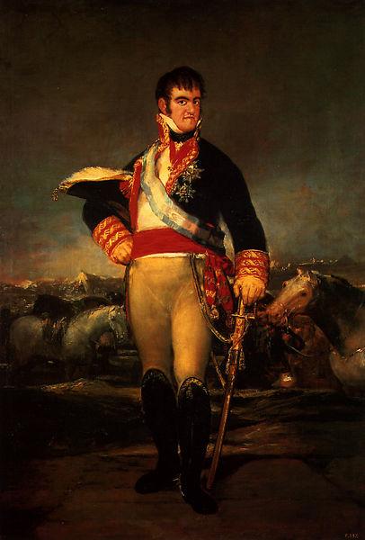 Francisco de Goya Portrait of Ferdinand VII of Spain Sweden oil painting art